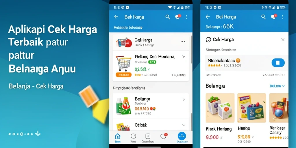Tampilan antarmuka aplikasi 66K untuk cek harga produk.